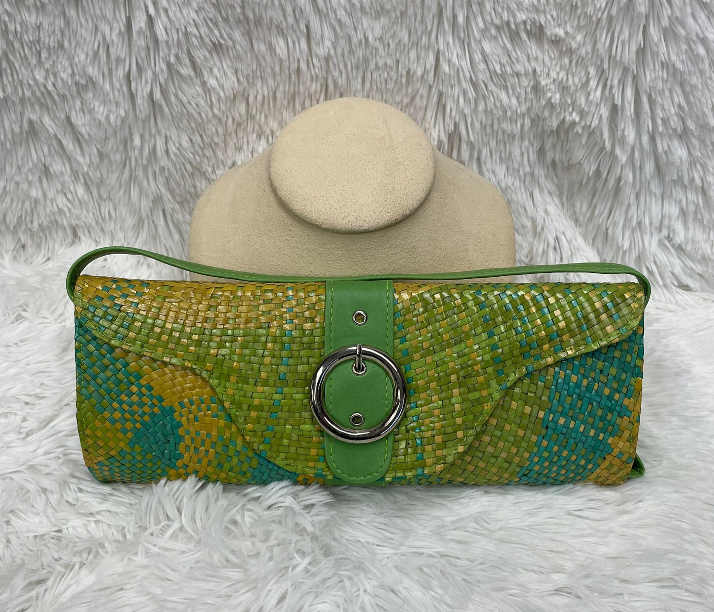 ABACA SHOULDER BAG GREEN
