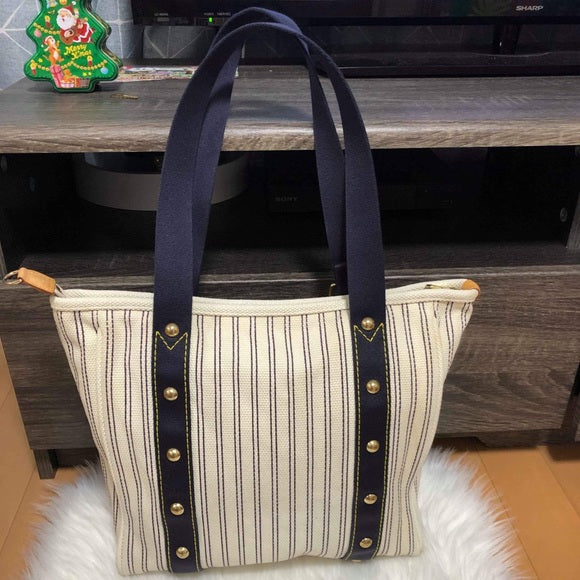 LOUIS VUITTON CABAS ANTIGUA STRIPES - VGUC SP1007