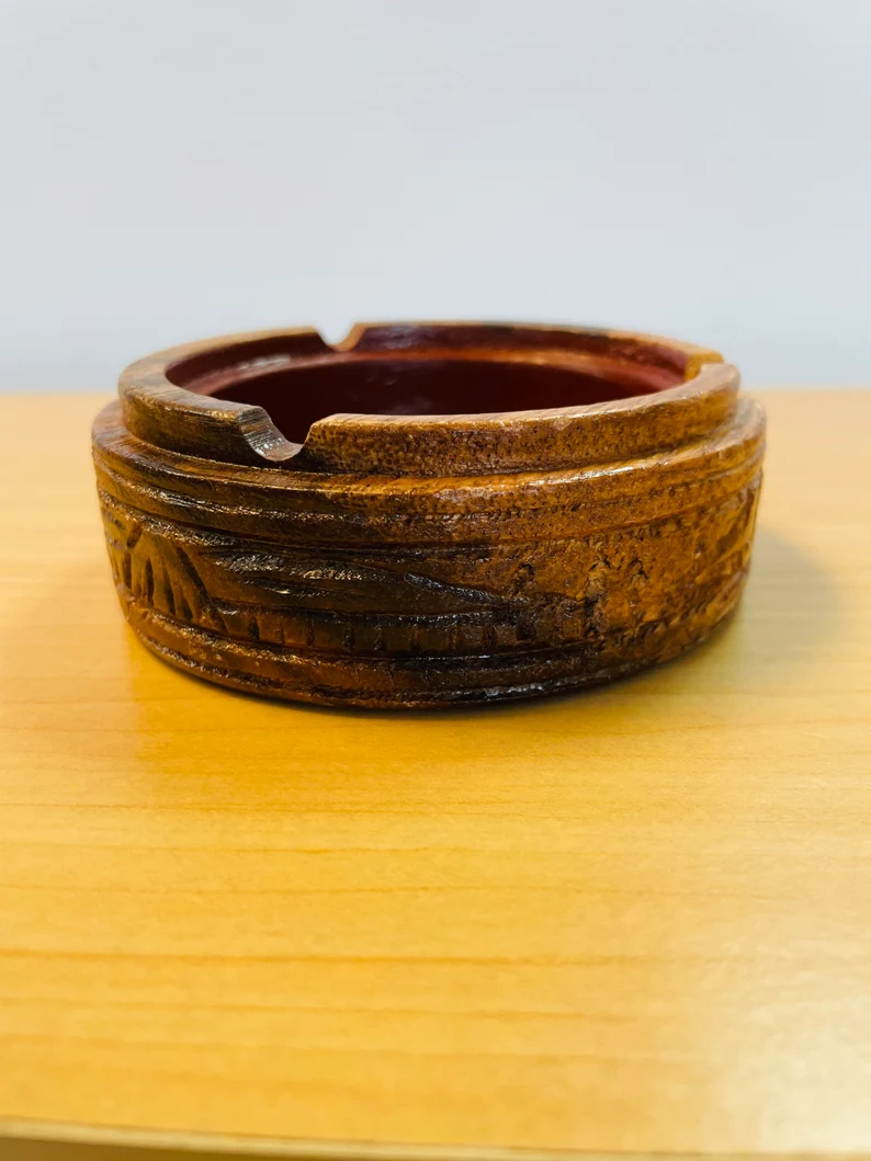 PHILIPPINES WOODEN ASHTRAY