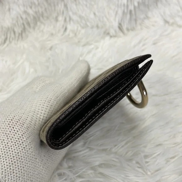 GUCCI BIFOLD MONOGRAM WEBLINE GG WALLET VGC