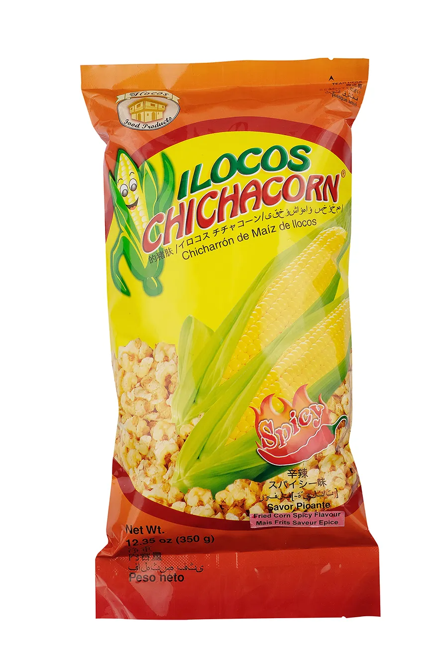 ILOCOS FOOD PROD CHICHACORN SPICY 100 GRAMS