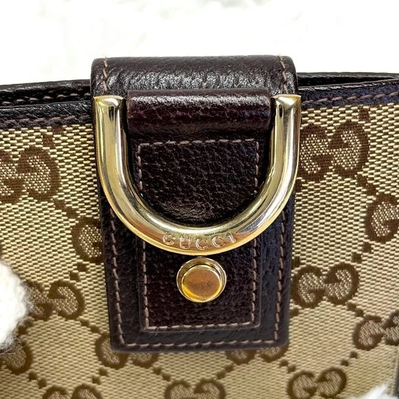 GUCCI BIFOLD MONOGRAM WEBLINE GG WALLET VGC