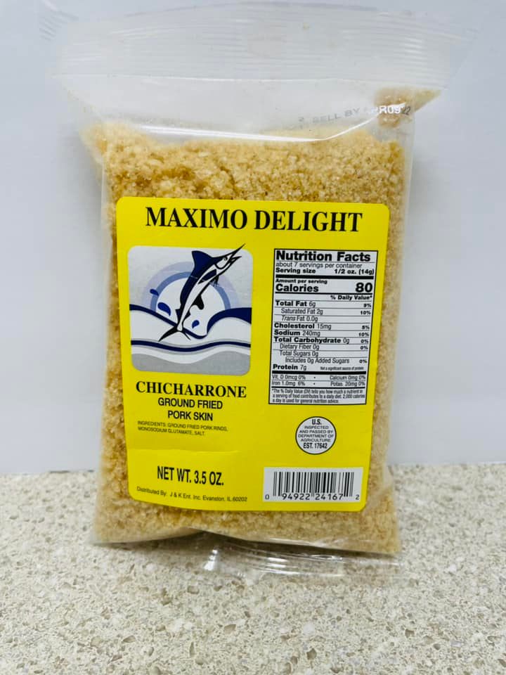 MAX GROUND CHICHARON 3.5 OZ