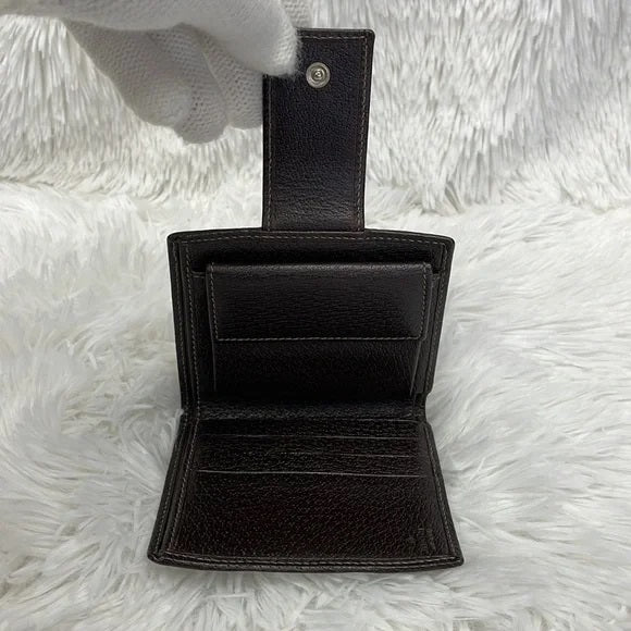GUCCI BIFOLD MONOGRAM WEBLINE GG WALLET VGC