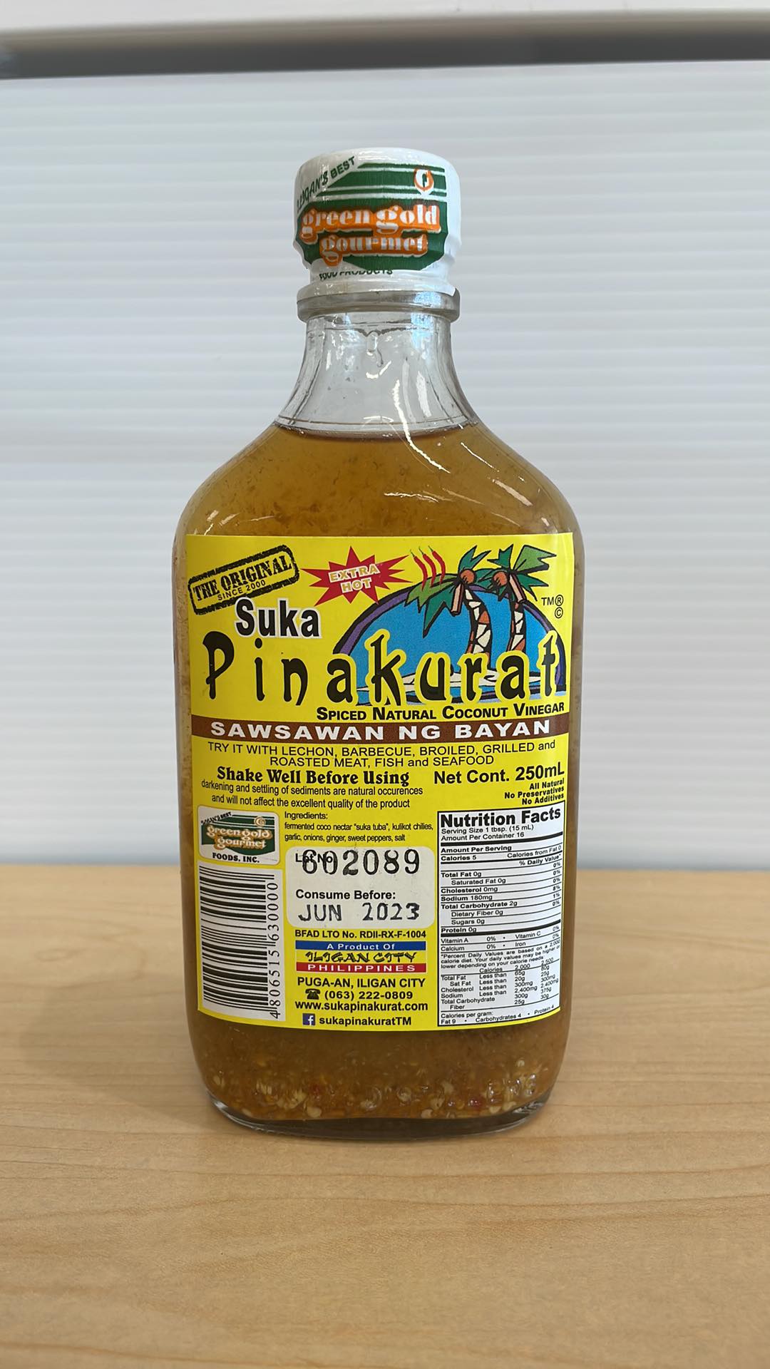 PINAKURAT SPICED VINEGAR 250 ML
