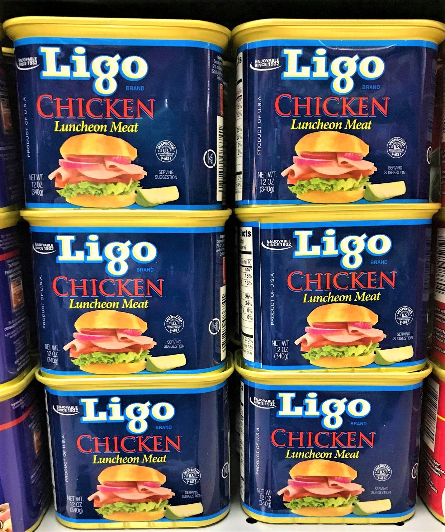 LIGO CHICKEN LUNCHEON MEAT BLUE