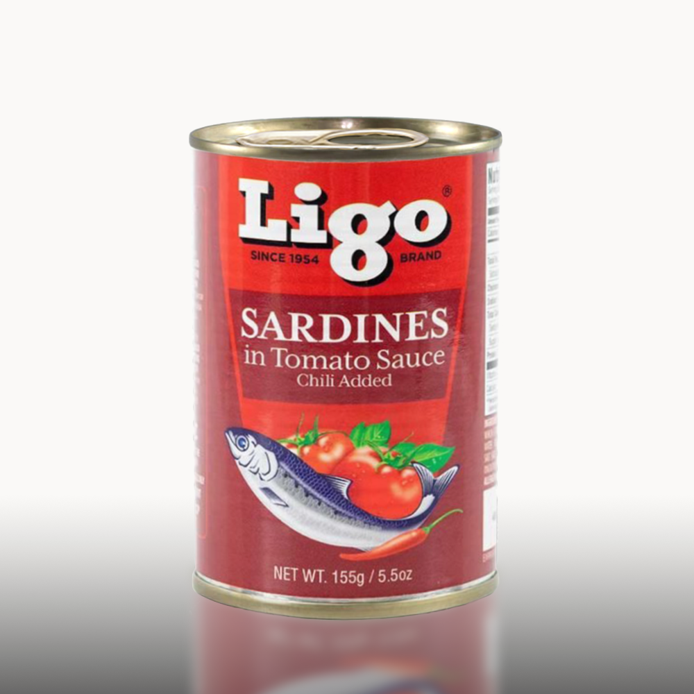 LIGO SARDINES IN TOMATO SAUCE RED SMALL 5.5 OZ