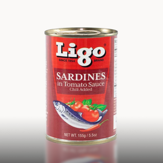 LIGO SARDINES IN TOMATO SAUCE  HOT 5.5 OZ