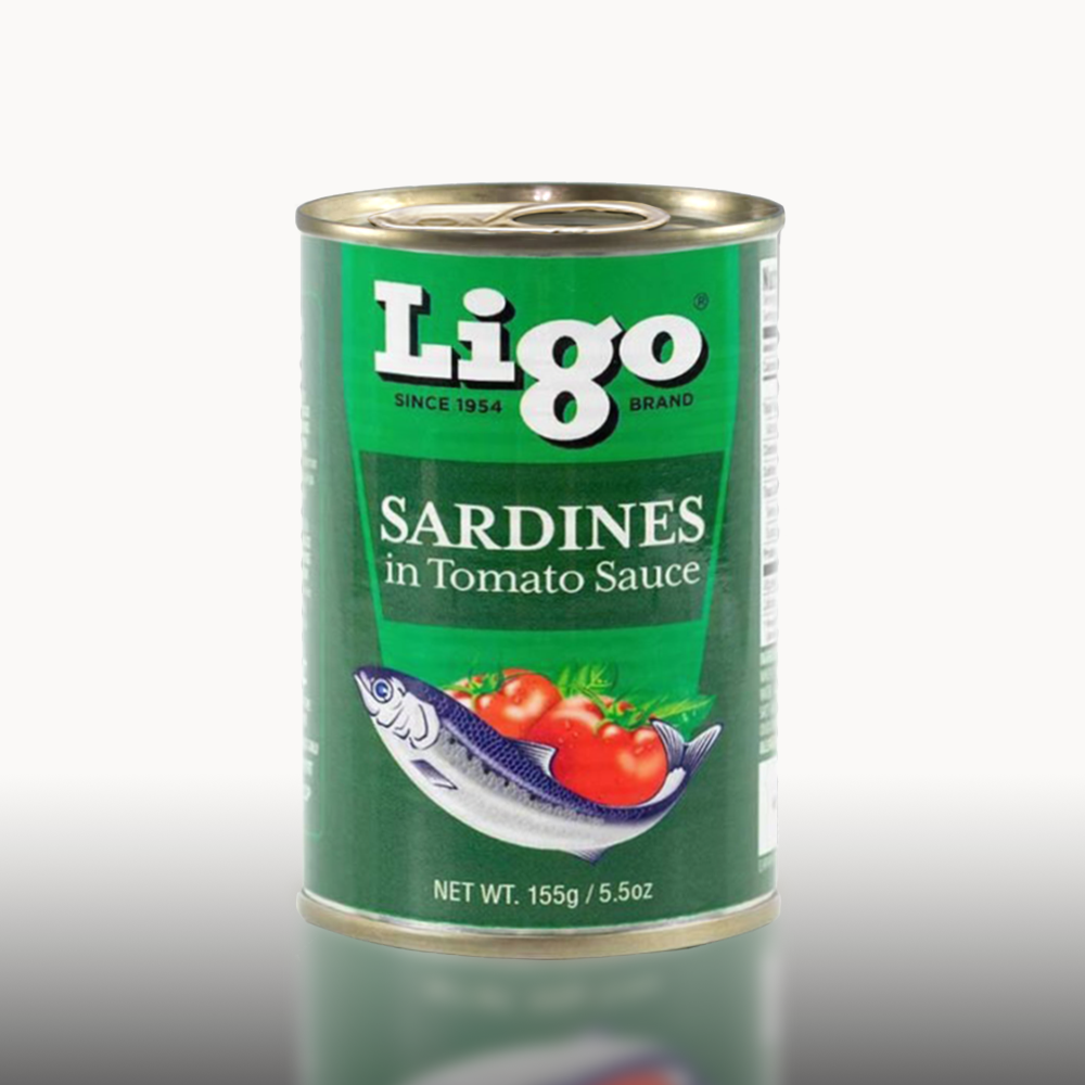 LIGO SARDINES IN TOMATO SAUCE 5.5 OZ