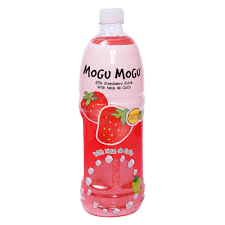 MOGU MOGU STRAWBERRY WITH NATA DE COCO 1L