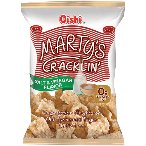 OISHI MARTY'S CRACKLIN SALT AND VINEGAR