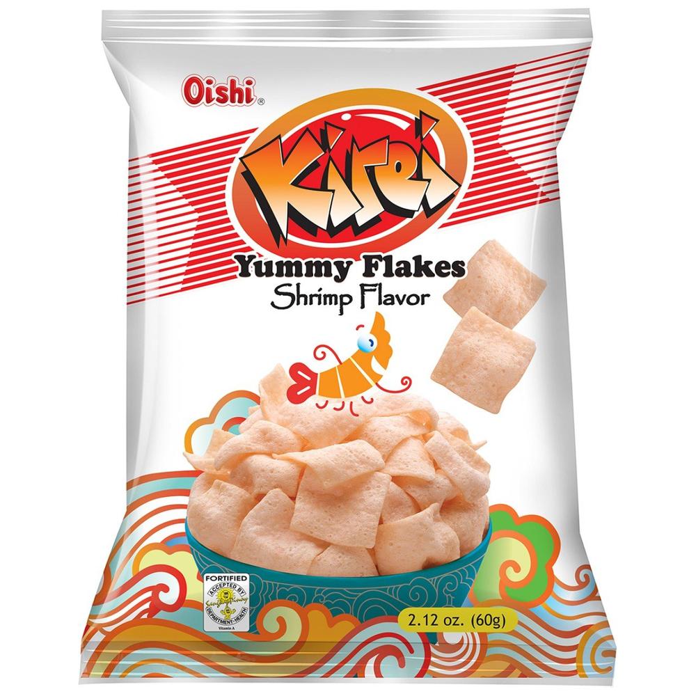 OISHI KIREI YUMMY FLAKES 60 GRAMS