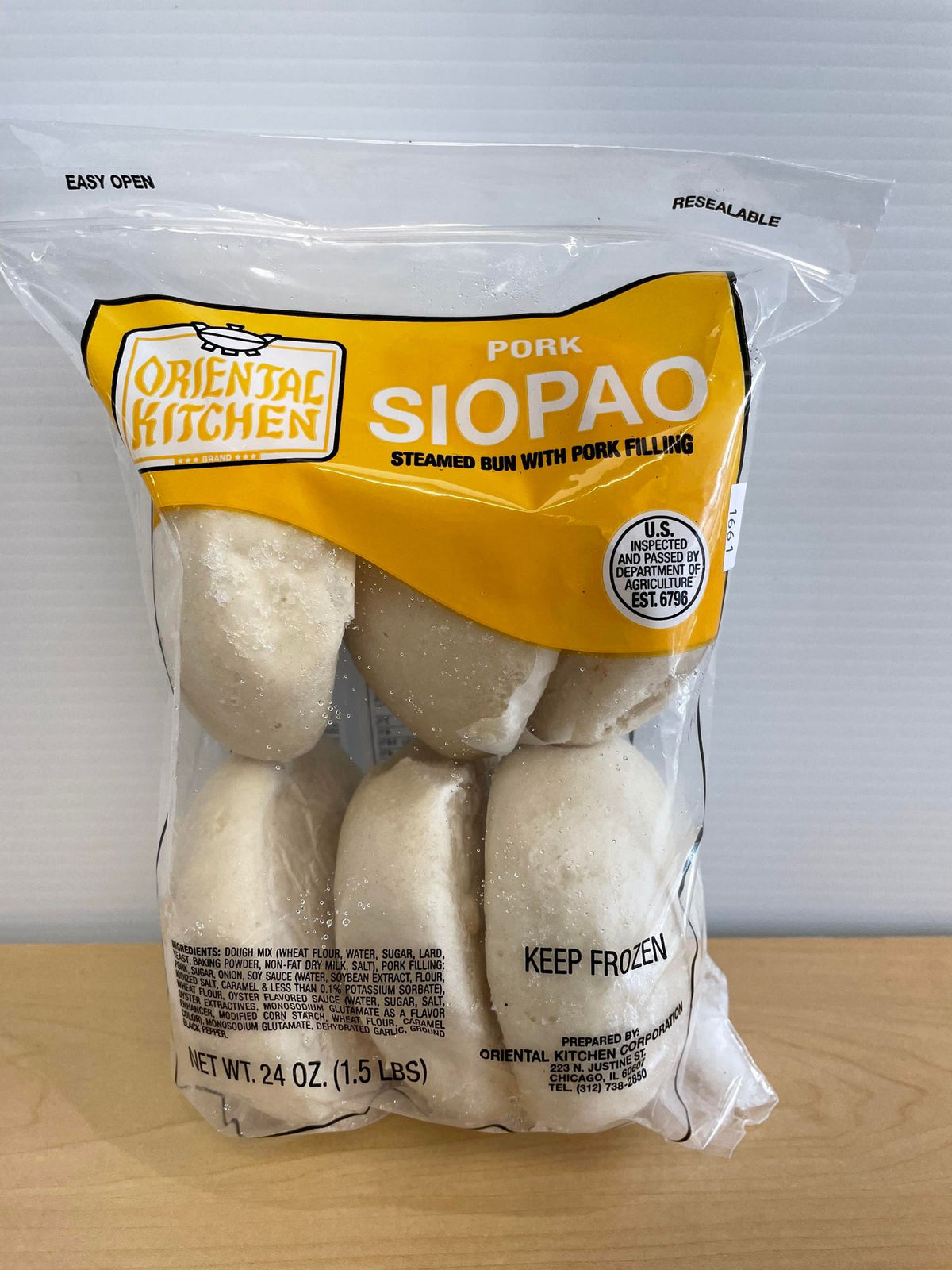 ORIENTAL KITCHEN SIOPAO PORK