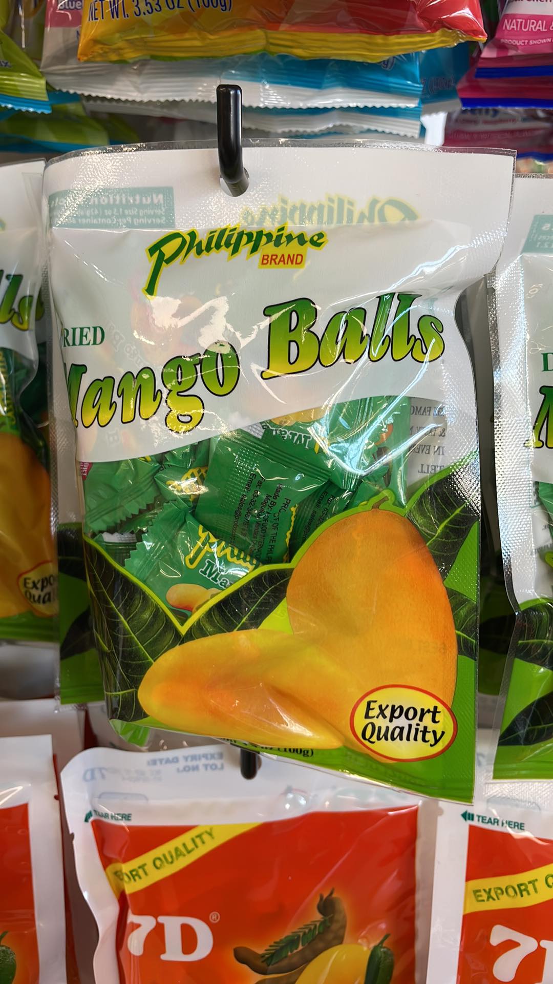 PHILIPPINE BRAND MANGO BALLS 100 GRAMS
