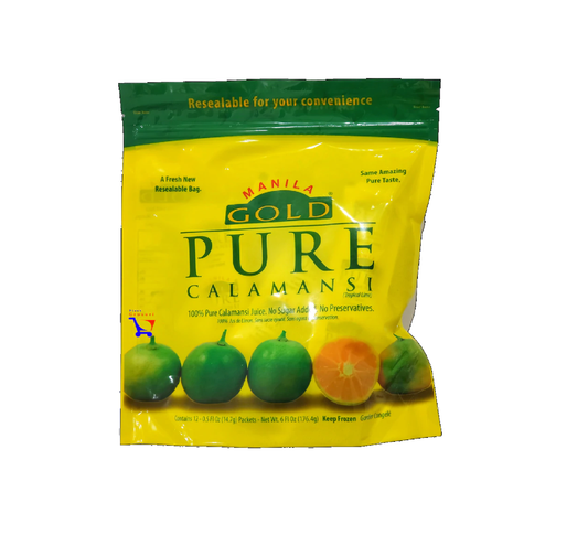 MANILA GOLD PURE CALAMANSI PACKETS 36PCS