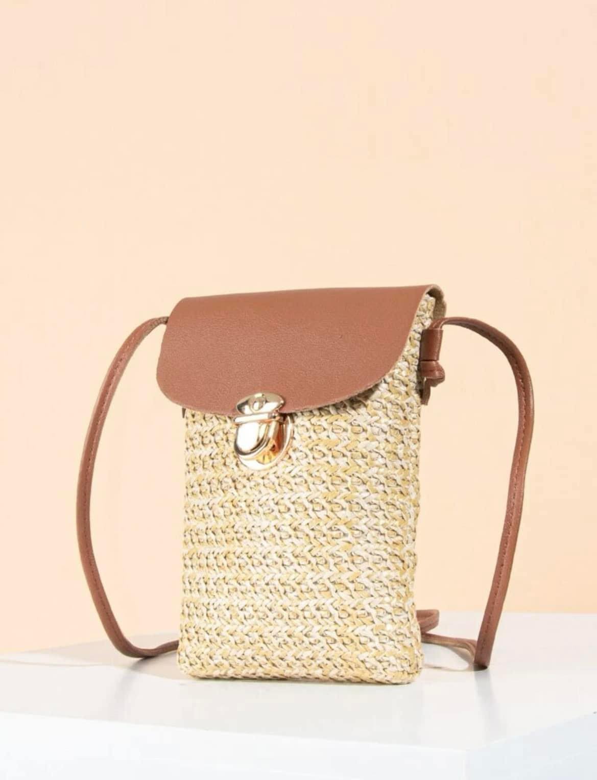 SLING ABACA BAG BROWN