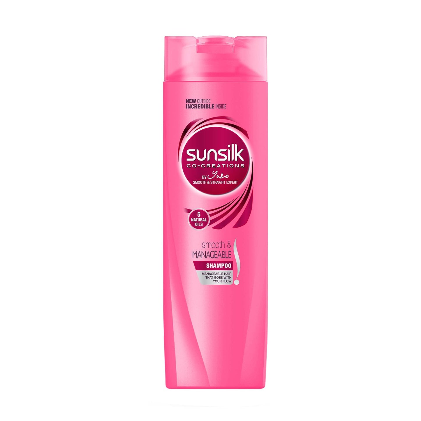 SUNSILK SHAMPOO SMOOTH & MANAGEABLE (PINK) 180 ML
