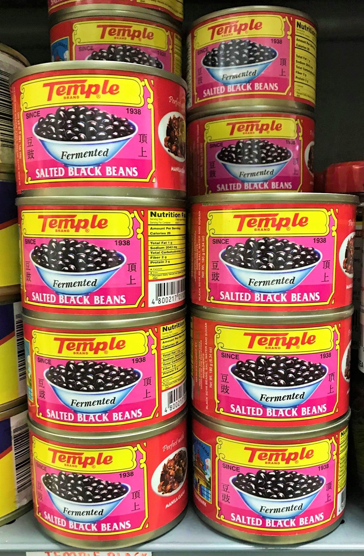 TEMPLE BLACK BEANS ( TAUSI ) 180 GM
