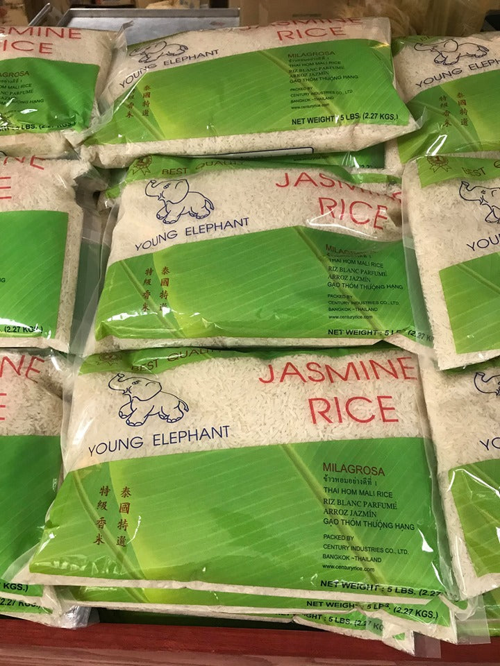 YOUNG ELEPHANT JASMINE RICE 5 LBS