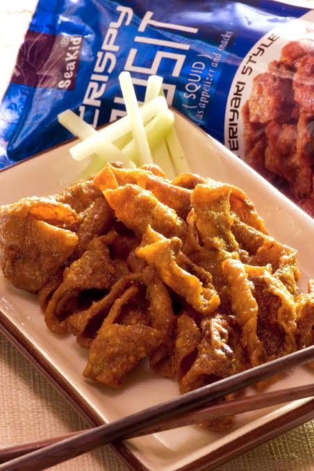 SEAKID CRISPY SQUID BLUE 40G