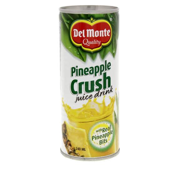 DEL MONTE PINEAPPLE CRUSH JUICE 8.10 OZ
