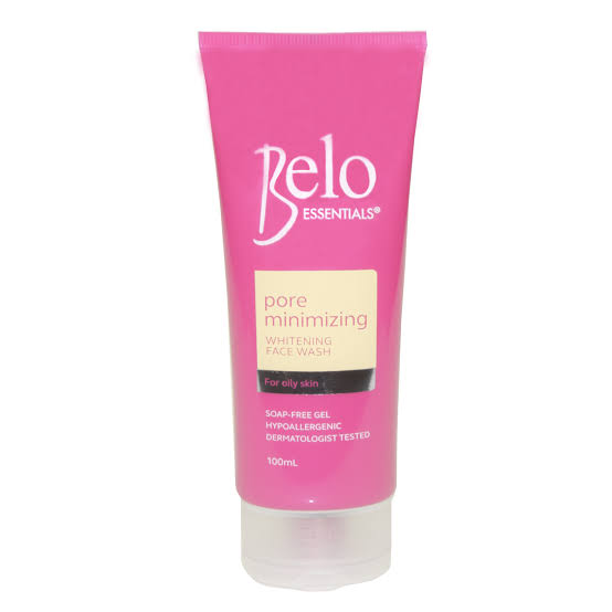 BELO ESSENTIALS FACIAL WASH PORE MINIMIZING WHITENING FACIAL WASH