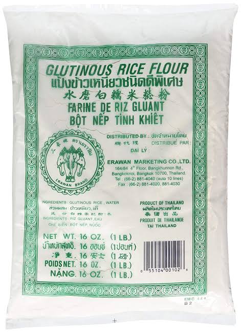 ERAWAN RICE FLOUR GREEN GLUTINOUS 16 OZ
