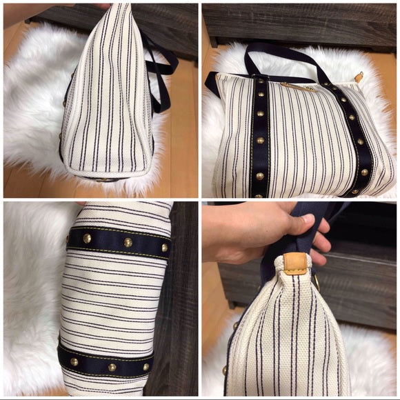 LOUIS VUITTON CABAS ANTIGUA STRIPES - VGUC SP1007