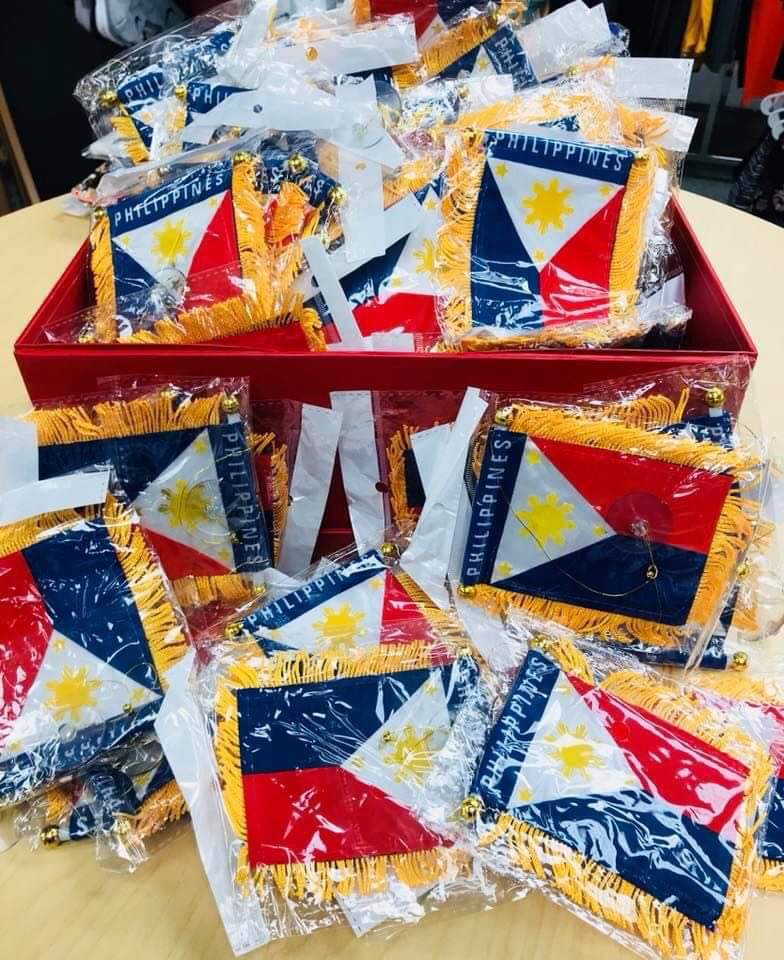 PHILIPPINE CAR FLAG 7" X 5.5"