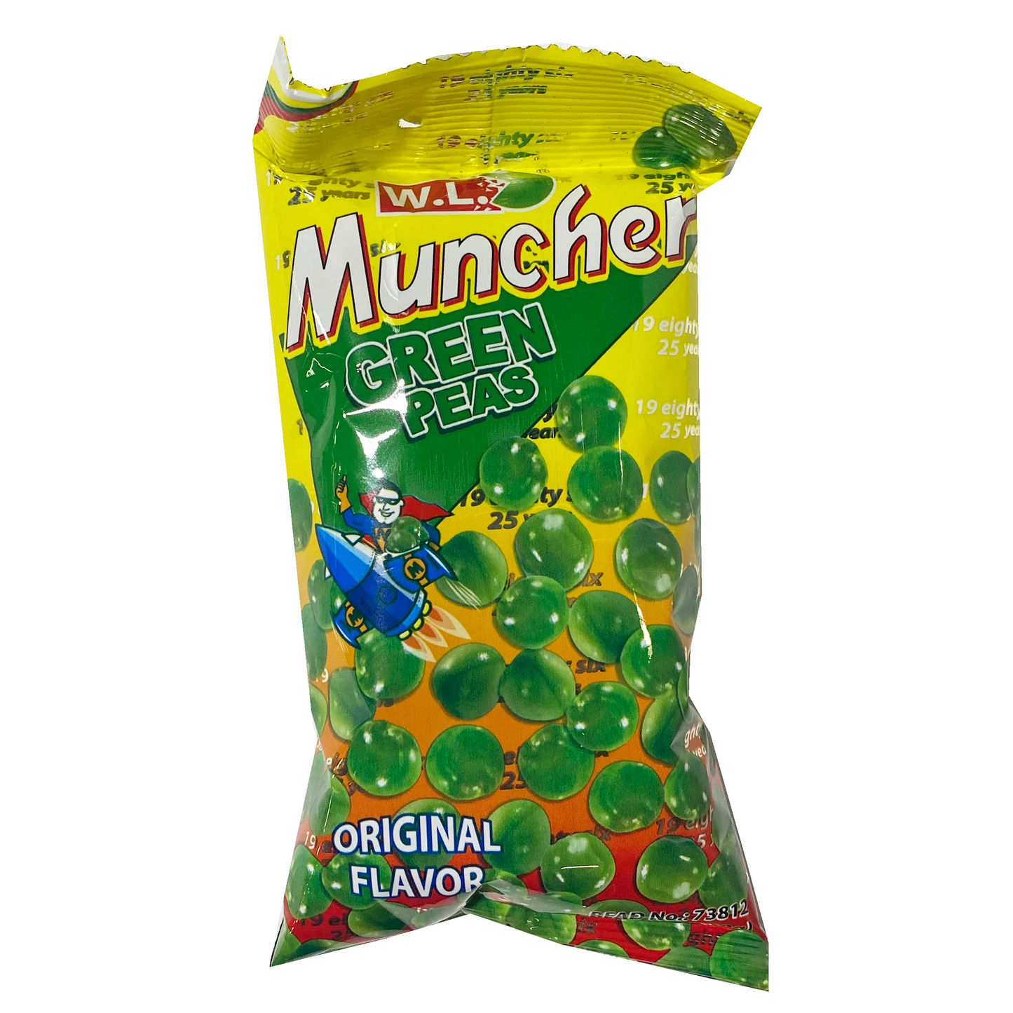 W.L.CHEESE MUNCHER GREEN PEAS ORIG 100GM