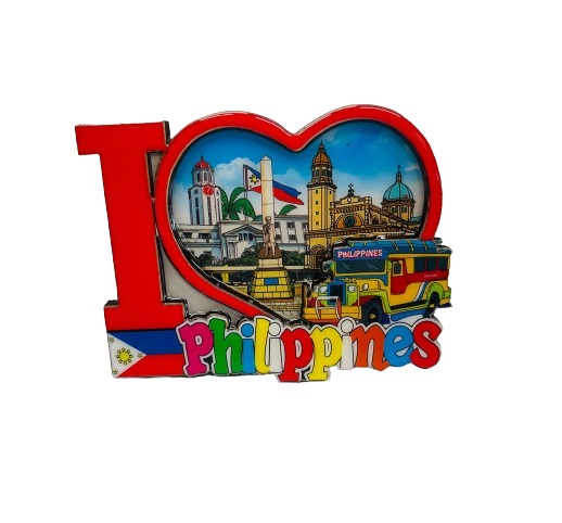 I LOVE PHILIPPINES JEEPNEY REF MAGNET