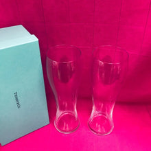 Load image into Gallery viewer, 2 PC TIFFANY &amp; CO. CRYSTAL CLASSIC 9.5” TALL GLASS
