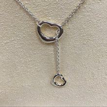 Load image into Gallery viewer, TIFFANY &amp; Co. Open Heart Lariat Necklace

