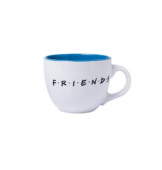 FRIENDS DOODLE LOGO CERAMIC SOUP MUG