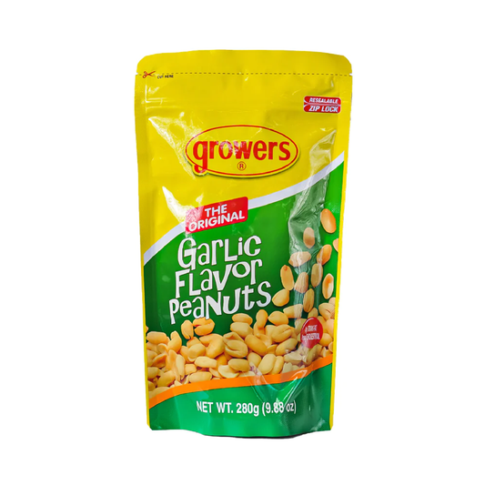 GROWERS PEANUT GARLIC 280 GM