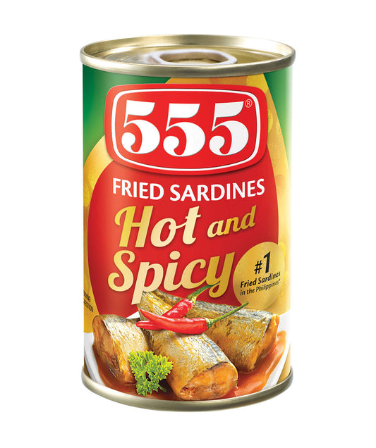 555 FRIED SARDINES HOT & SPICY  SM 155 G