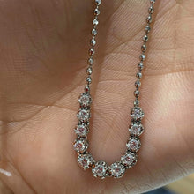 Load image into Gallery viewer, .50 carat DIAMOND NECKLACE IN 900 PLATINUM
