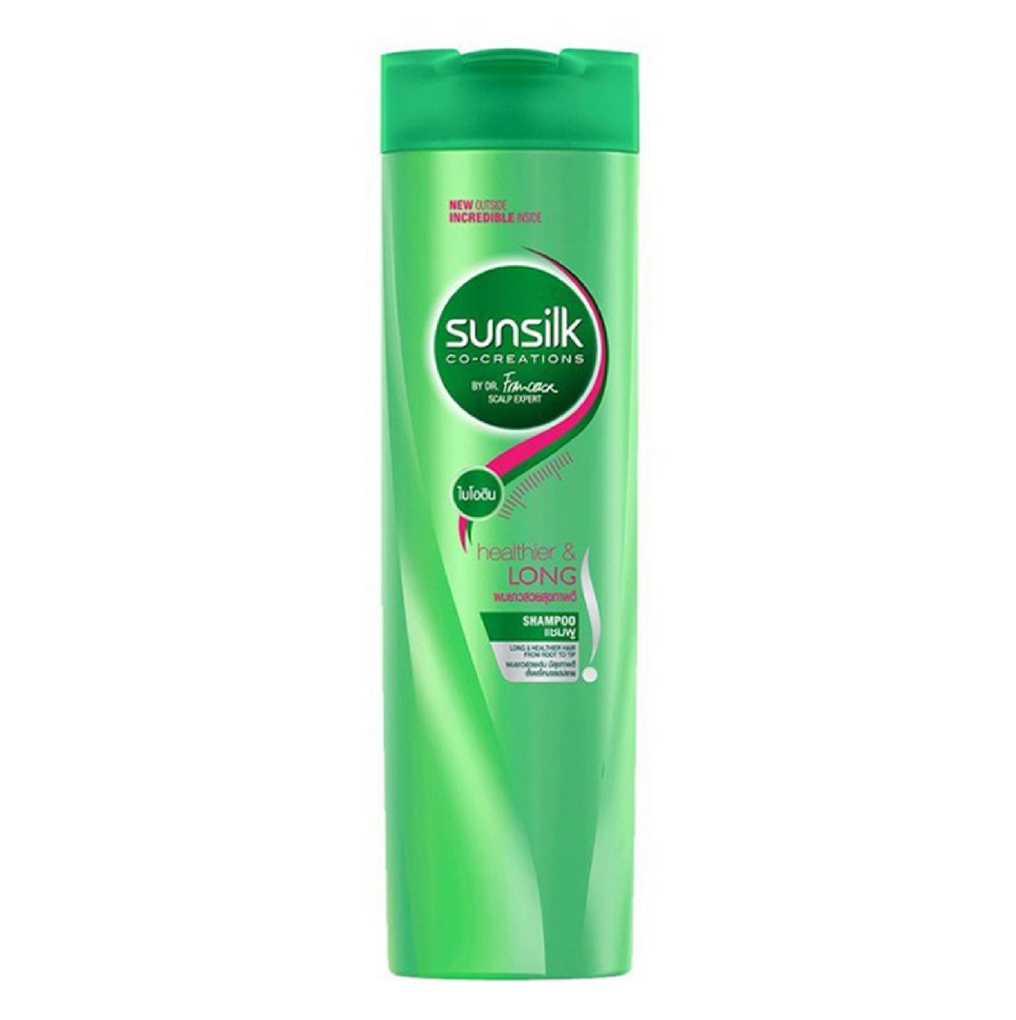 SUNSILK SHAMPOO HEALTHIER/LONG (GREEN) 320 ML