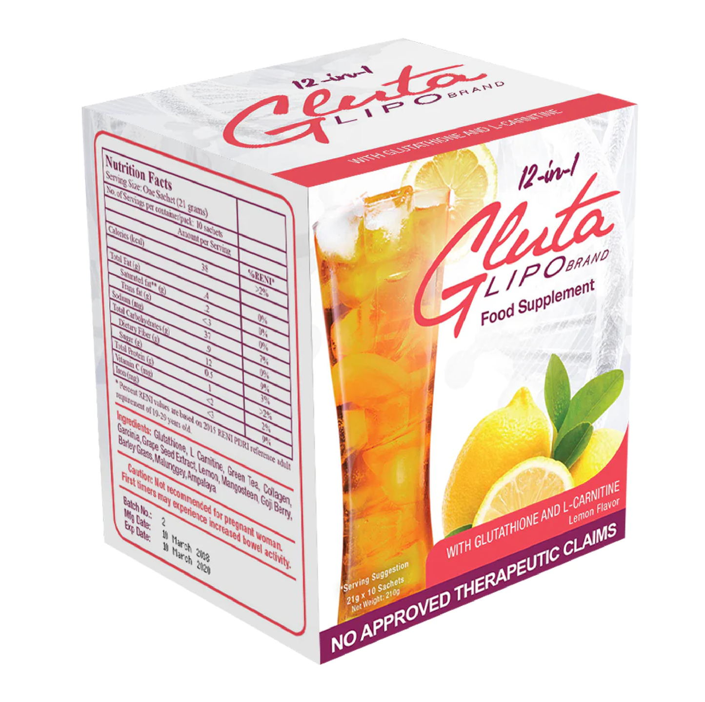 GLUTA LIPO LEMON FLAVOR