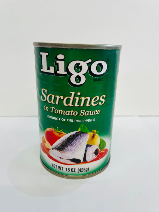 LIGO SARDINES IN TOMATO SAUCE 425 GRAMS (BUY 1 GET 1 FREE)