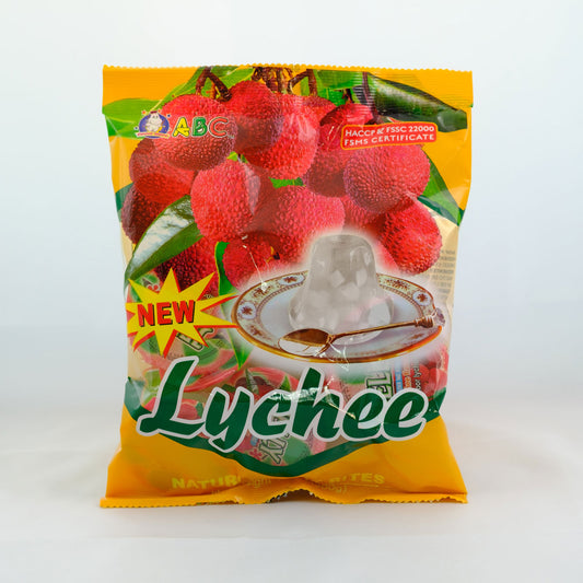 ABC COCONUT JELLY LYCHEE BAG 300 G