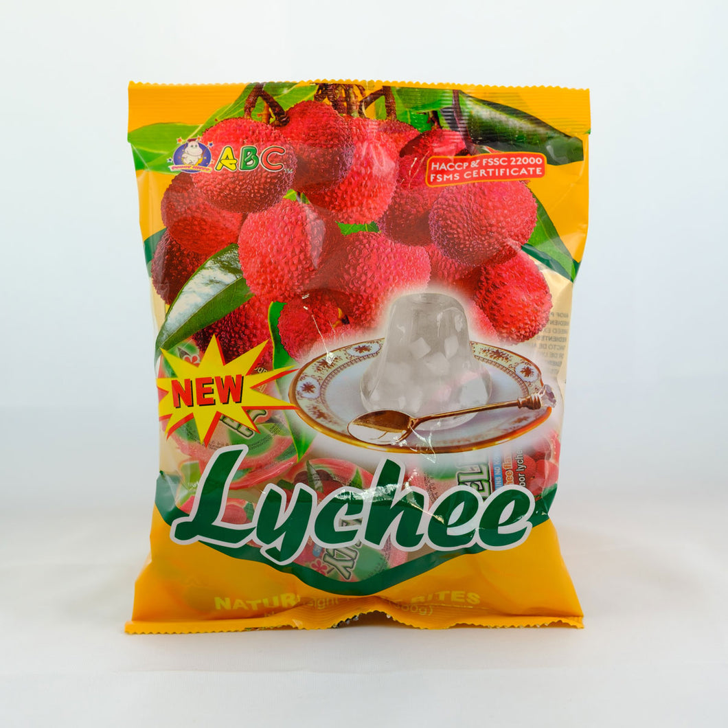 ABC COCONUT JELLY LYCHEE BAG 300 G