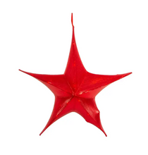 Load image into Gallery viewer, KA 26&quot; LIGHT UP FOLDABLE RED PAROL/STAR - C2336R
