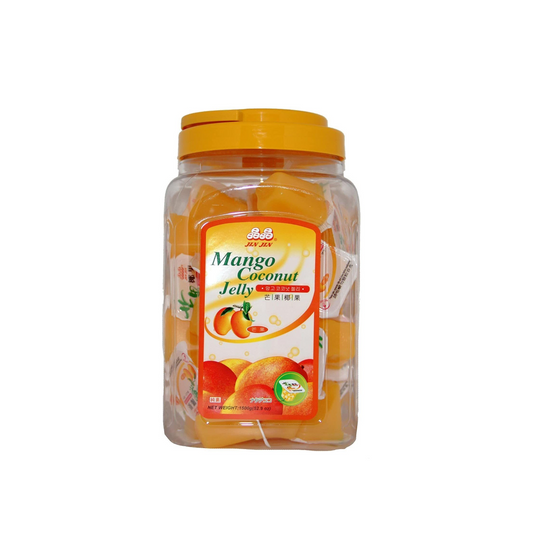 JINJIN MANGO COCONUT JELLY 1500 GRAMS JAR