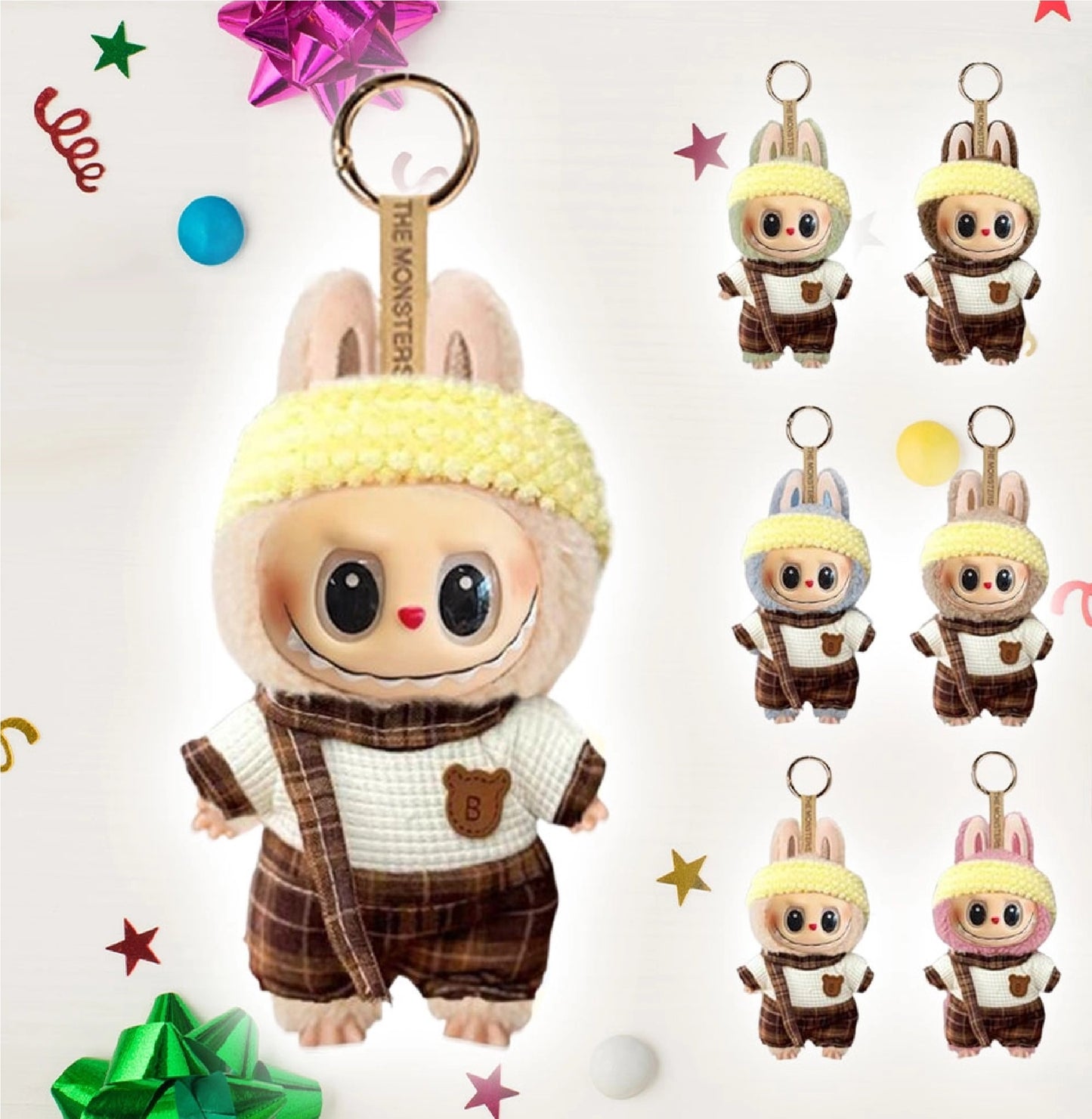 The Labubu Monsters Fall in Wild Keychain Blind Box