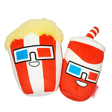 Load image into Gallery viewer, Bff Plushie - Popcorn &amp; Soda
