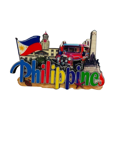PHILIPPINES RED JEEPNEY REF MAGNET