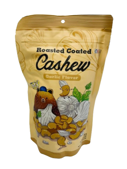 IYES ROASTED COATED CASHEW GARLIC 100 GRAMS