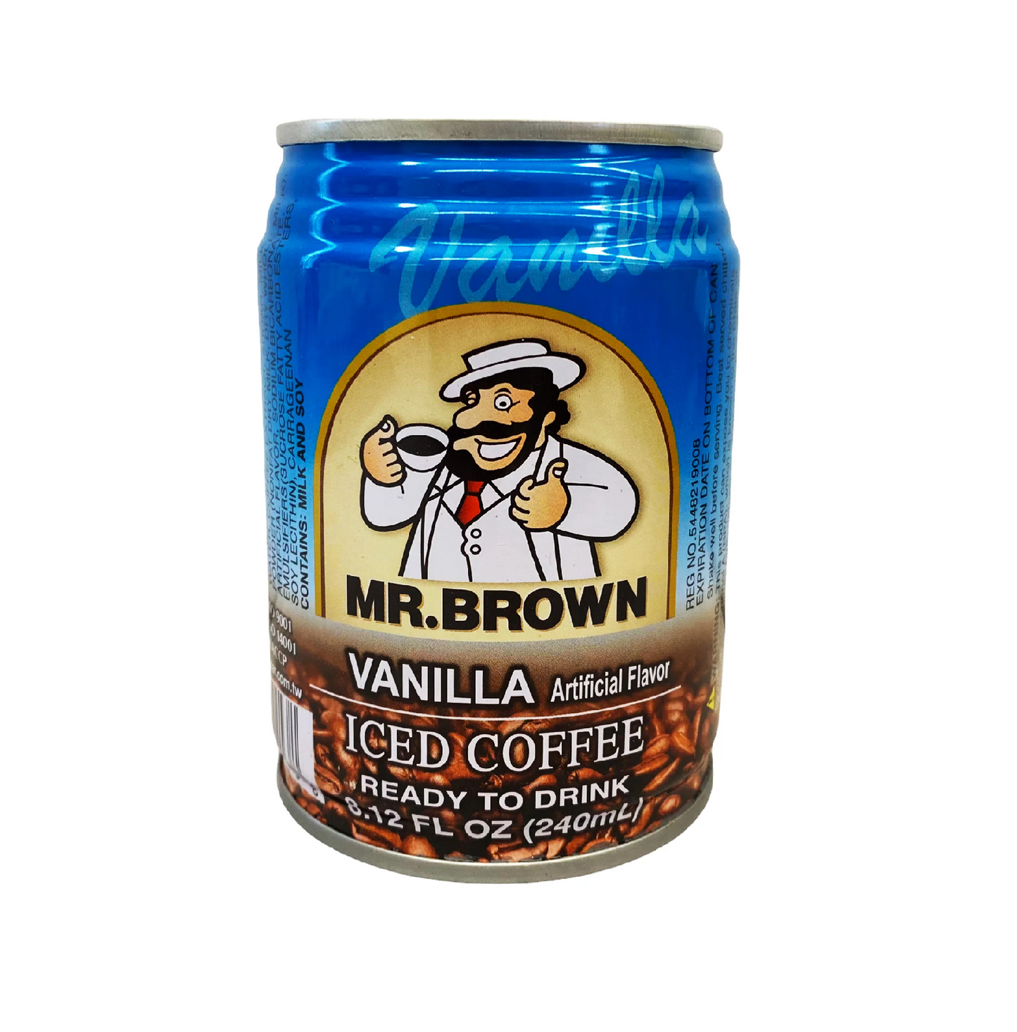 MR BROWN ICED COFFEE  VANILLA  8.12 OZ