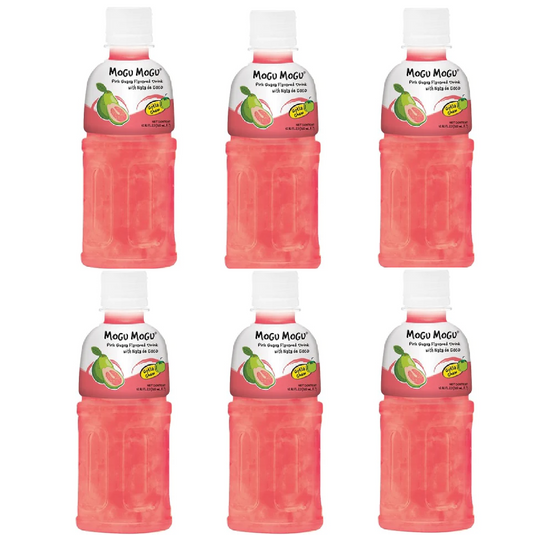 MOGU MOGU PINK GUAVA JUICE 6 PACK SMALL
